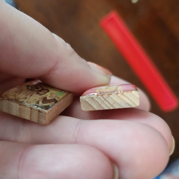 Scrabble Tile Best Friend Sisters friendship Vintage style Whimsical Handmade - Picture 6 of 10